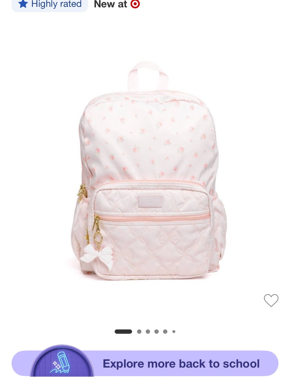 Love Shack Fancy Target collab backpack